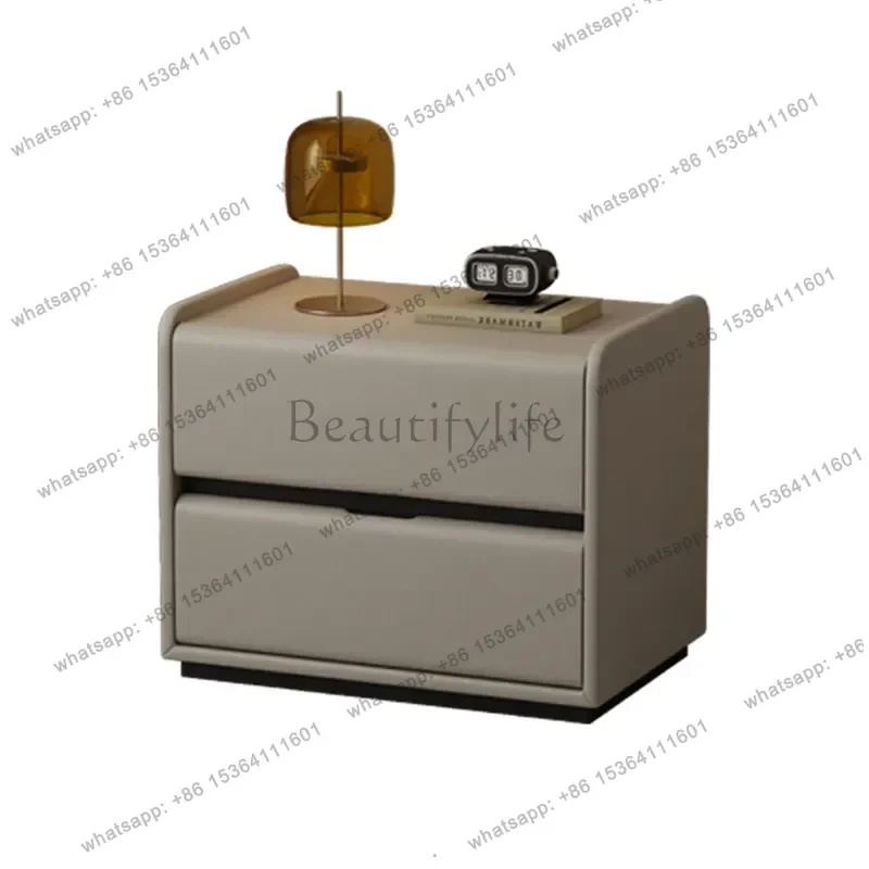 Factory Direct Trendy Luxury Nightstand Modern Storage Aesthetic Nordic Vintage Nightstand Display Mesilla De Noche Bedroom Furn