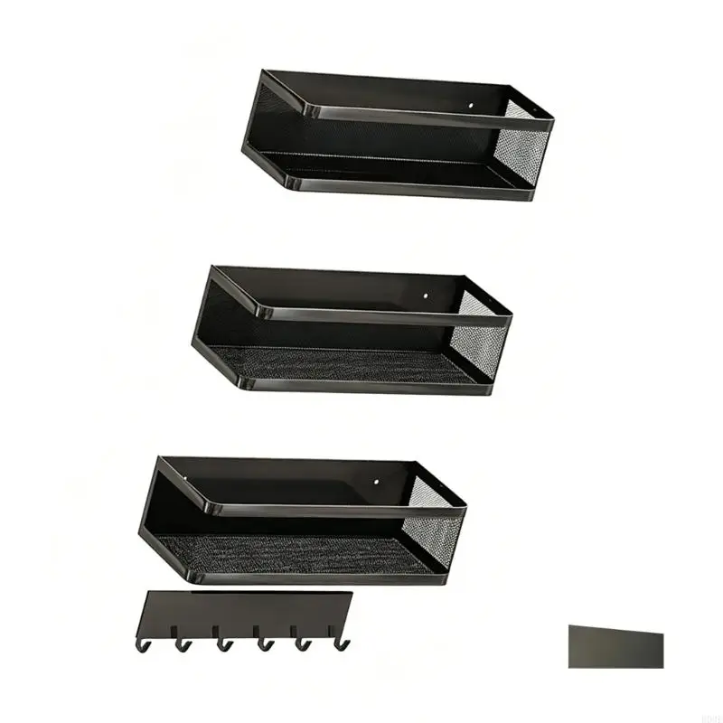 Praktische magnetische Metallhalter für kleine Gegenstände in Waschküche oder Küche B03E – Detail 8
