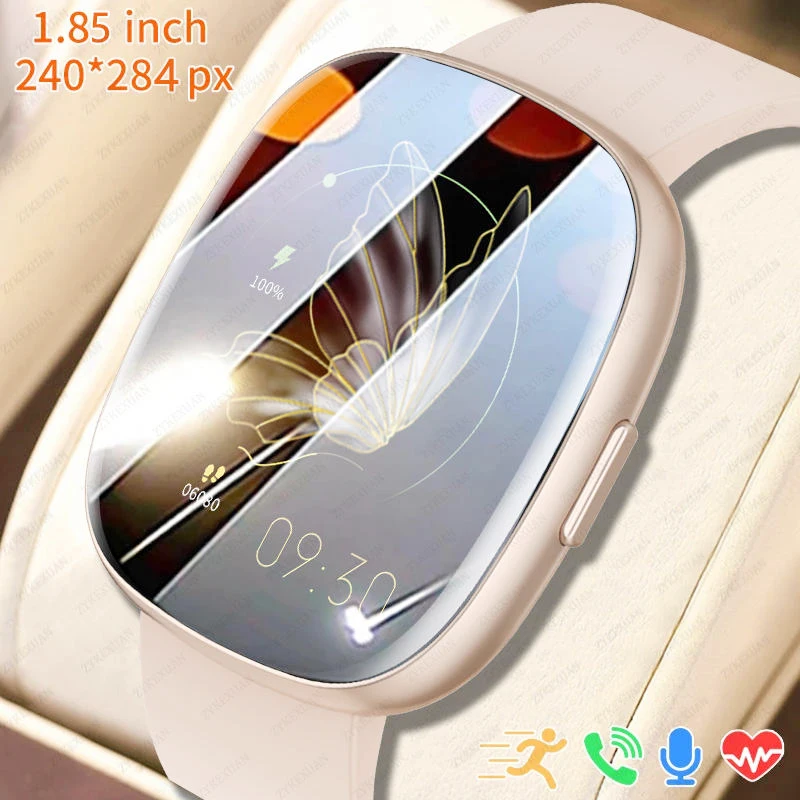 

2025 для Android Xiaomi Sport GPS Смарт-часы для женщин 1,83 дюйма HD AMOLED Полный сенсорный экран IP68 Водонепроницаемые Bluetooth-смарт-часы с вызовом
