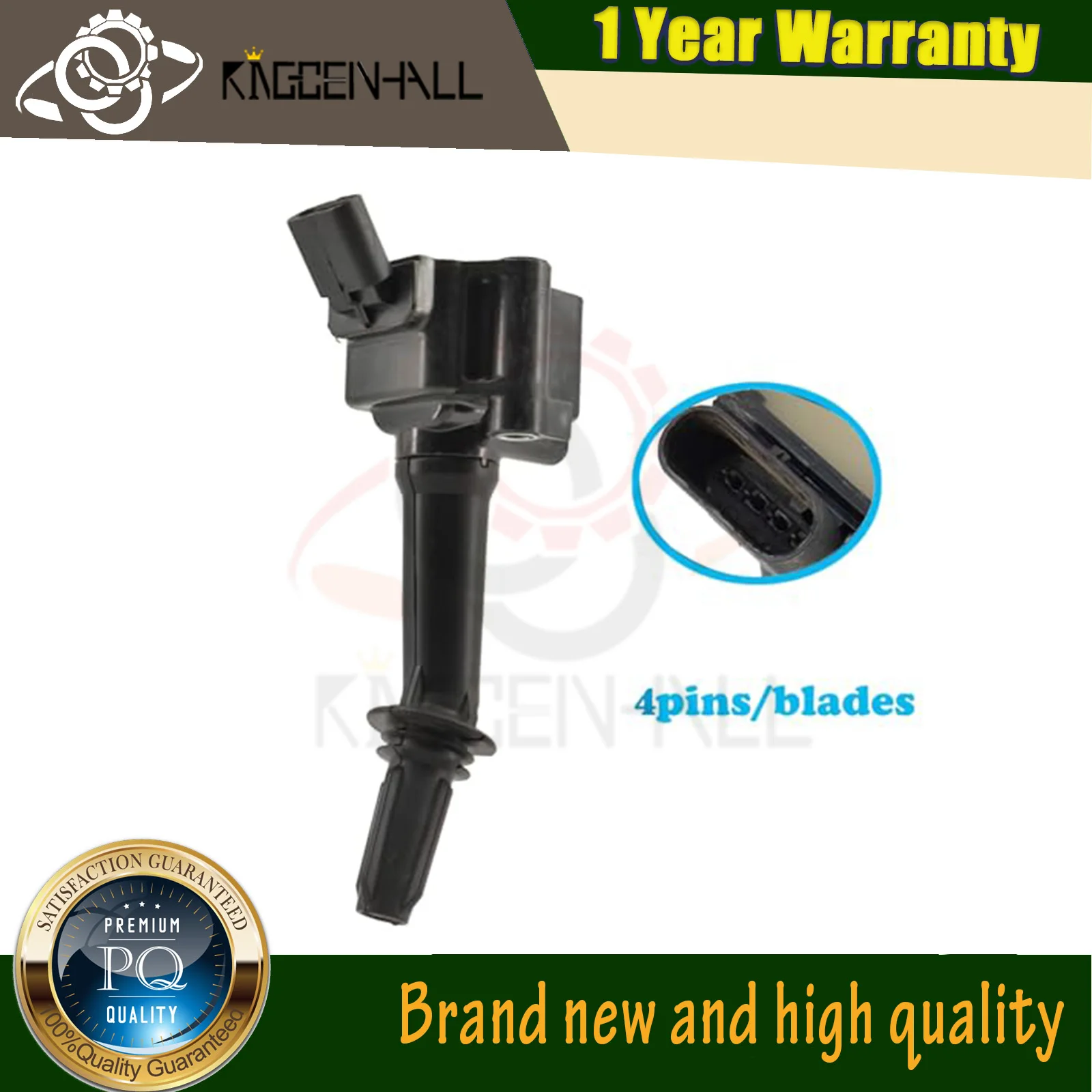 

12635672 New Ignition coils Compatible with Buick Encore Chevrolet Cruze 1.4L Equinox Malibu Volt GMC Terrain 1.5L 12 670 053