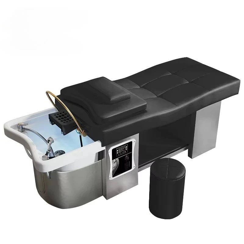 

Горячая Распродажа, роскошный шампунь, стул, чаша для мытья спины, кровать для волос с терапией головы, отпариватель, тайский массаж, красота, парикмахерская