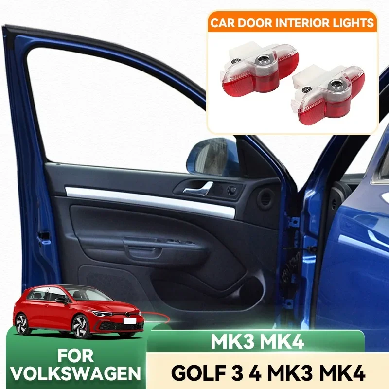 

2026 Лидер продаж для VOLKSWAGEN VW, внутренние наклейки, светодиодные внутренние светильники для дверей автомобиля, лампы, декоративные аксессуары для ламп для VW Caddy MK3 Beet