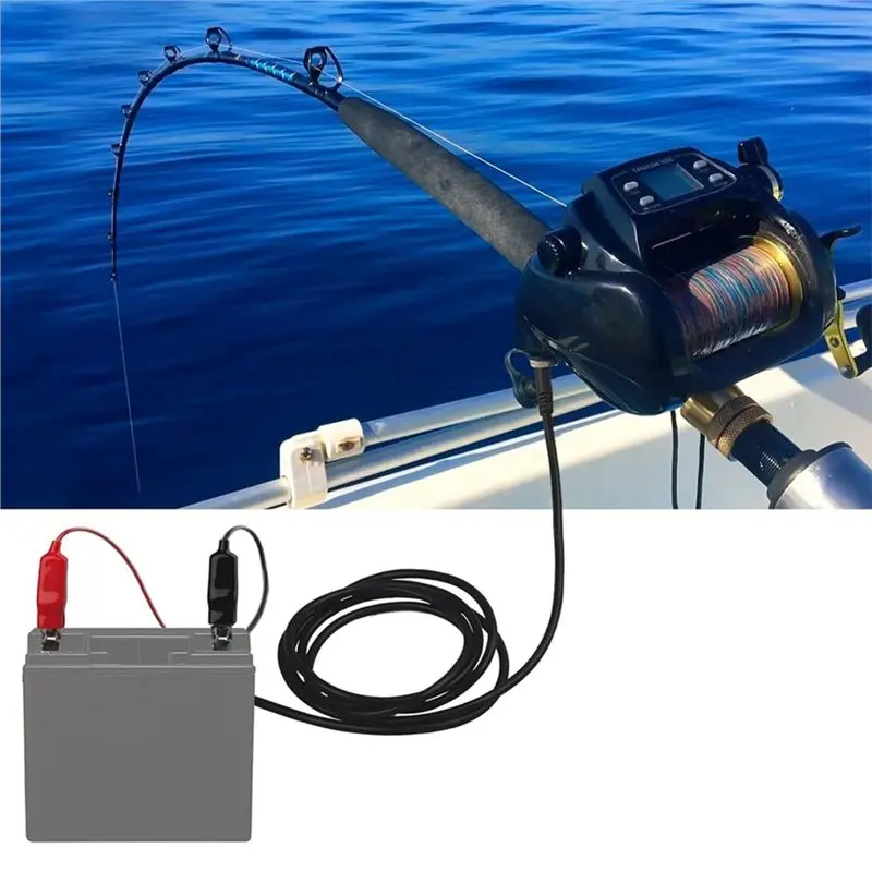 T22C Fishing Reel Power Cord Cable(2Pcs), Connecting Battery To Reels Spool, For Daiwa 500Mj 600J view 5
