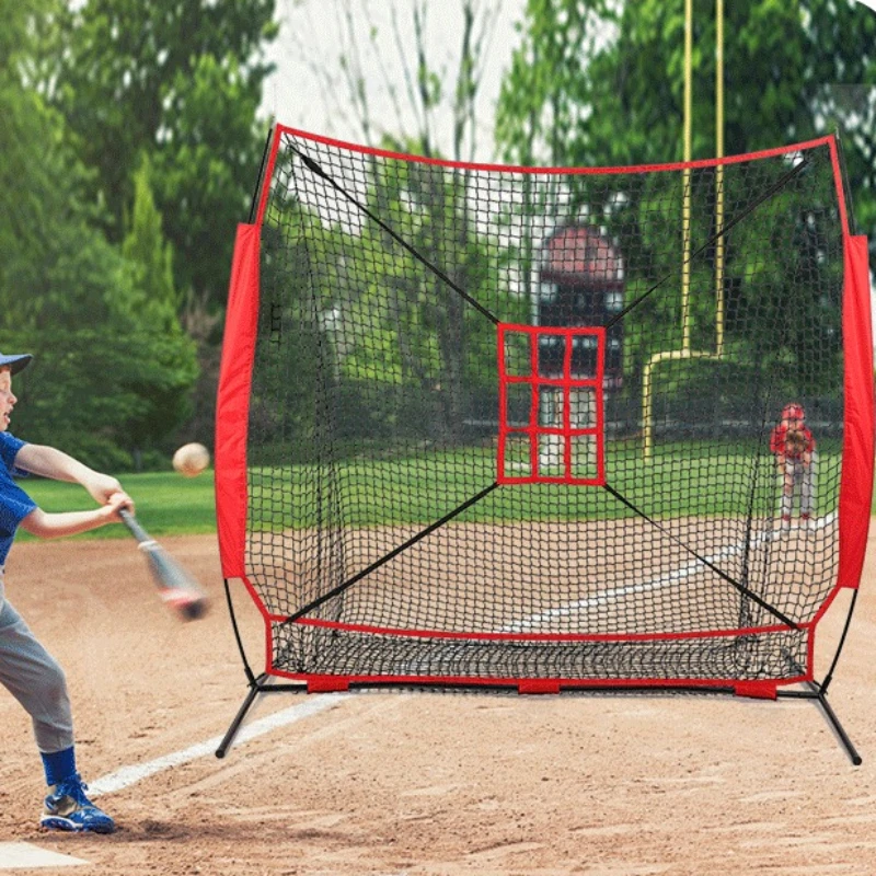 7X7FT Baseball Training Net Outdoor Beginner Practice Baseball Net Indoor Portable Baseballs Nets Professional Sports Equipment