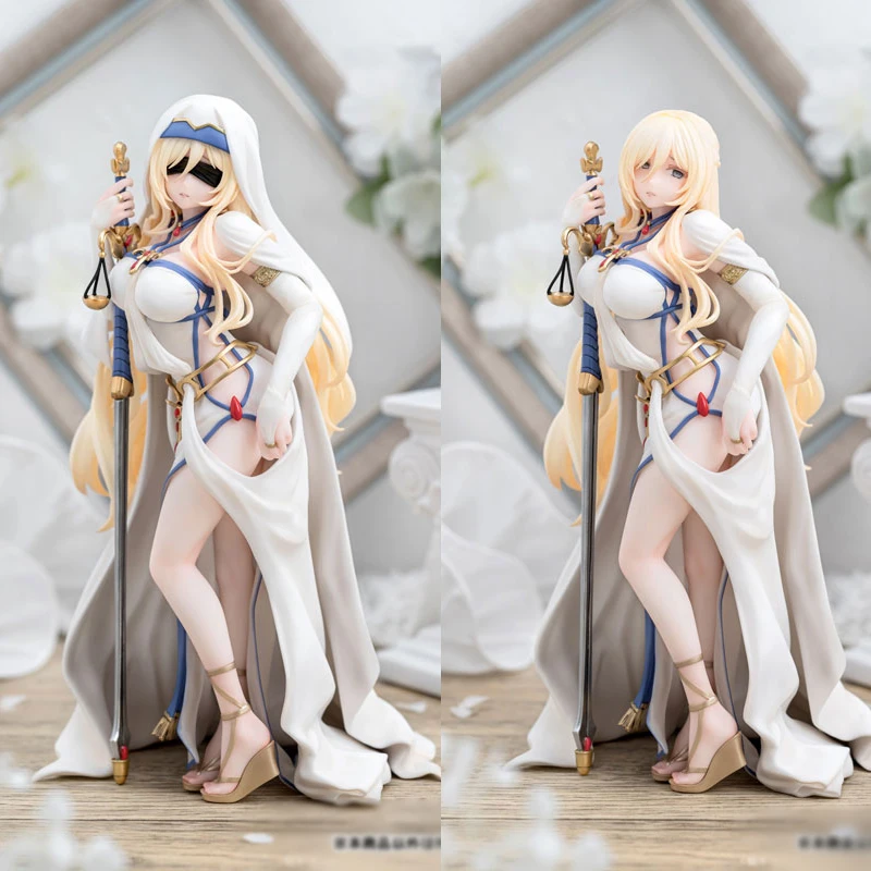 

(In Stock) (W_4309) 1/7 Sword Maiden Goblin Slayer Unpainted Unassembled PVC Recast Diy GK Figure White Resin Model Kit