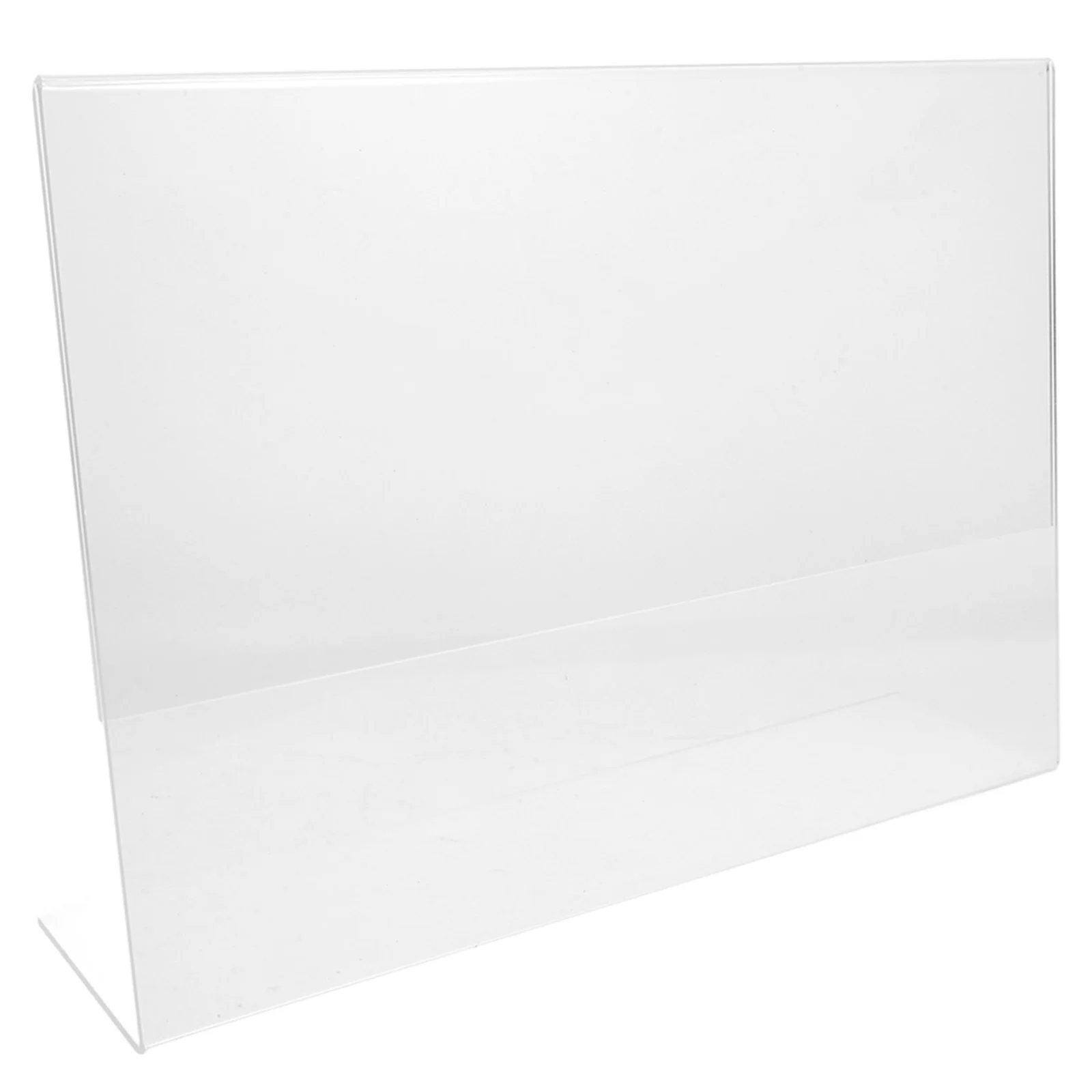 Clear Menu Display Stand Desktop Poster Holder Acrylic Sign Holder for Restaurant