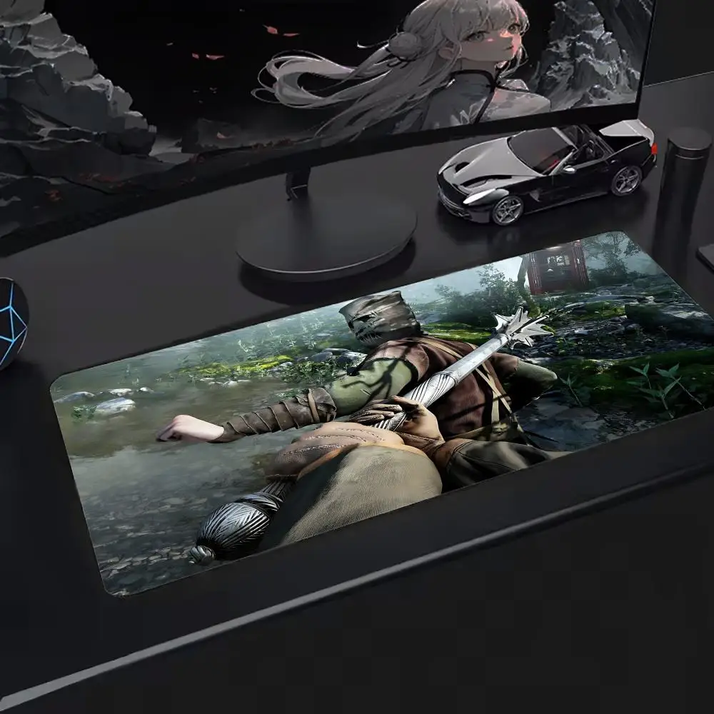 Super Atomfall Mouse Pad Keyboard Desk Mats, Kawai Rubber, Non-Slip Desk Mat, XXL90x40cm