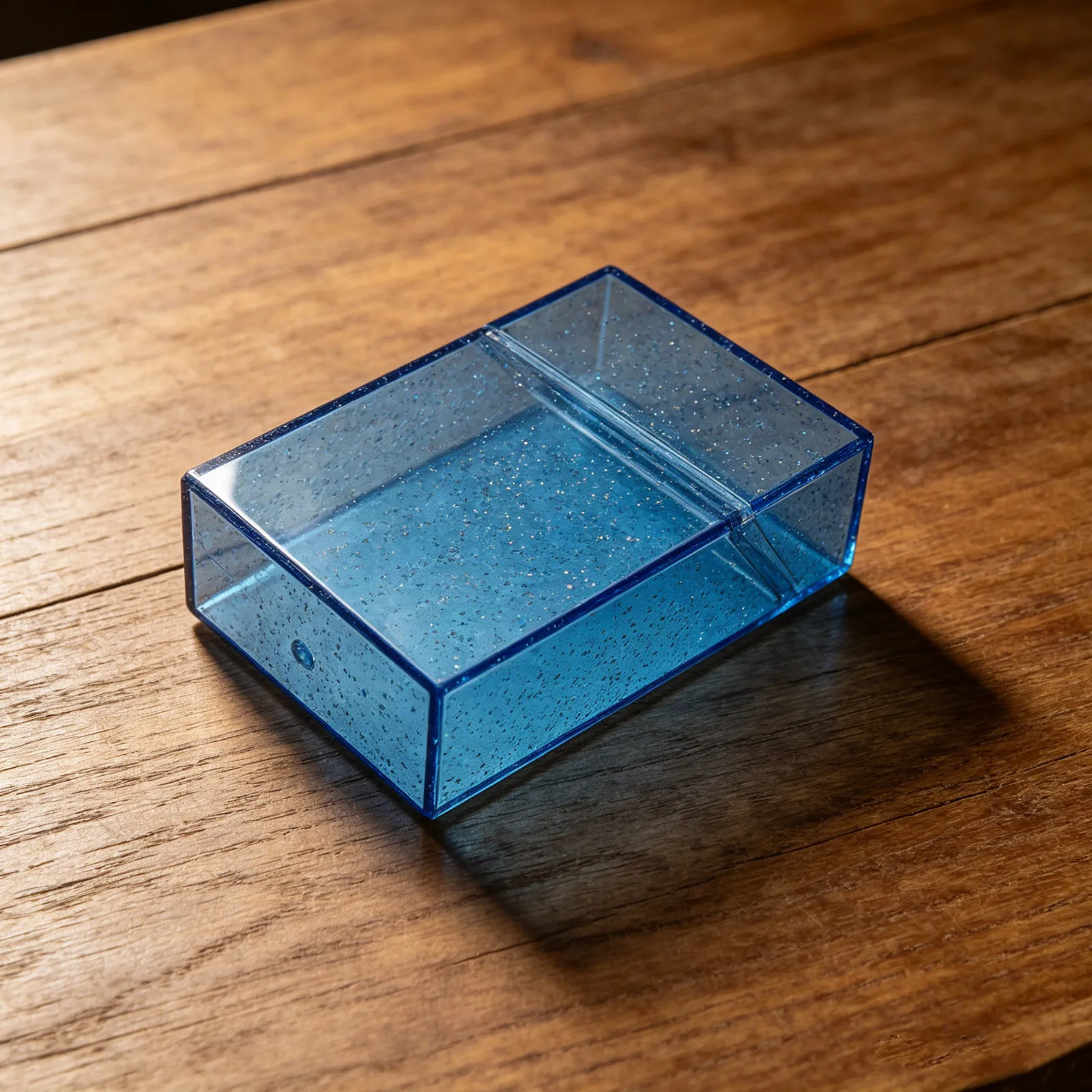 3 Pcs Cigarette Case Transparent Box Holder Portable Storage Container Blue for Regular Size Purse