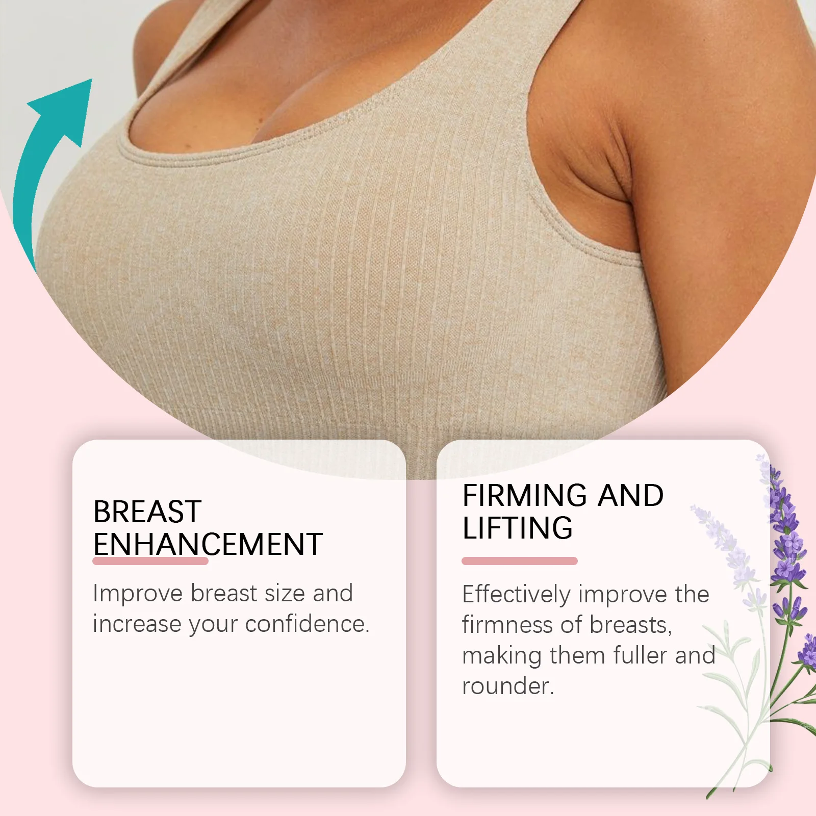 Natural Herbal Breast Massage Essential Oil Firming Lifting Anti Sagging Chest Plump Care Oil For Women Body Spa Moisturizing - view 4
