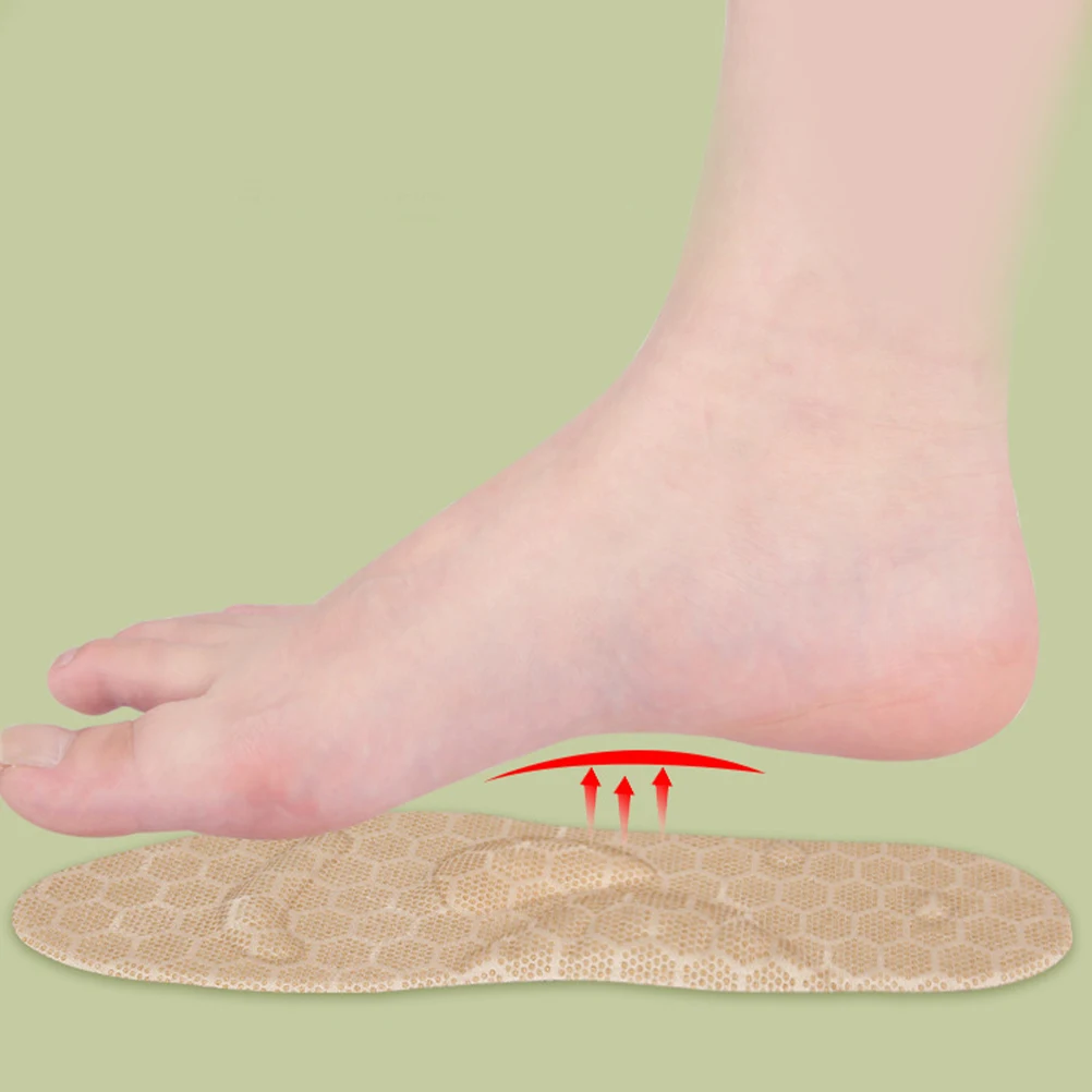 

Sports Insole Gel Pads Self Adhesive Massage Full Sole Inserts for Men Women Size S 38 41 Camouflage Shock Absorbing Non Slip