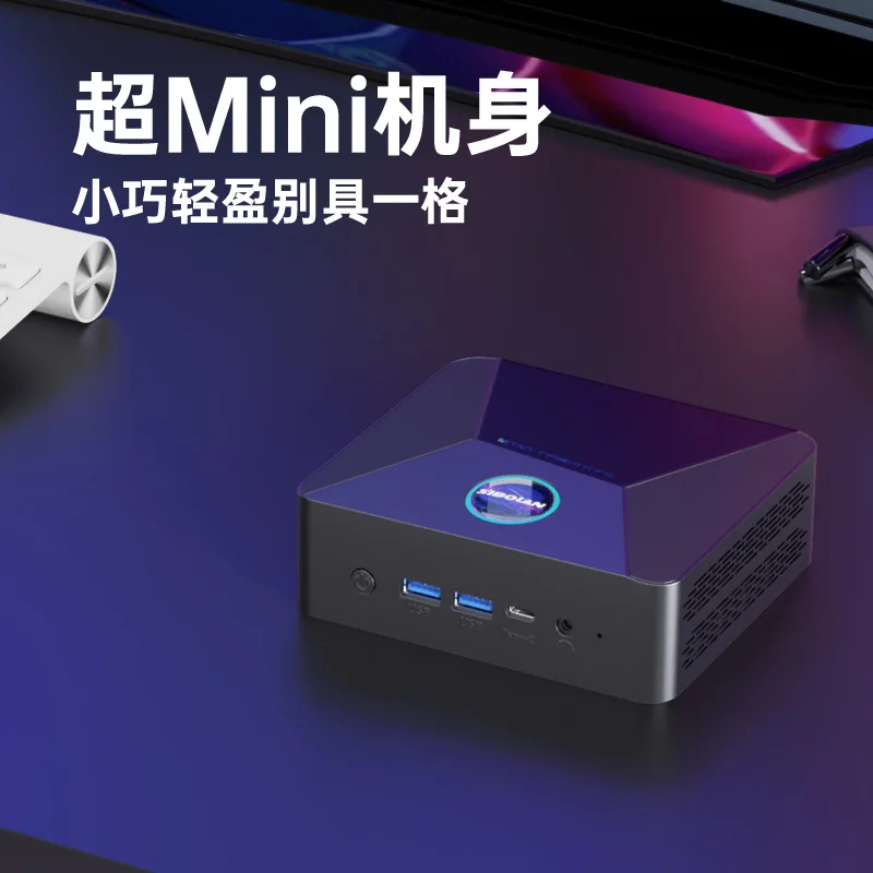 Imagem -04 - Minipc Host Microcomputador Jogo Home Office Pequeno Computador Portátil 4k Geração N6000