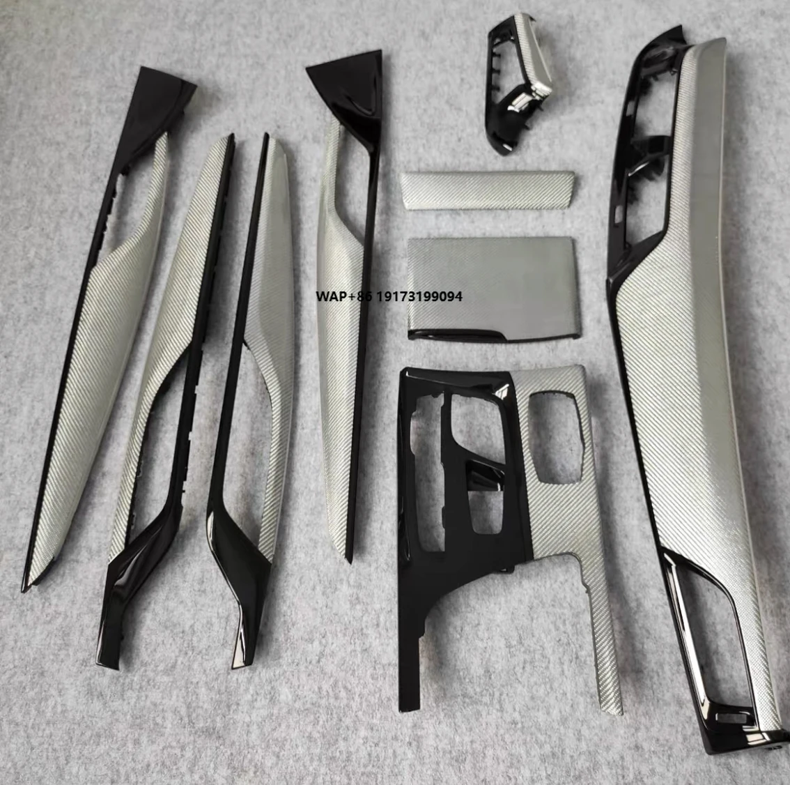 

Carbon Fiber for Car Replacement Interior Accessories Door Panel Trim Dashboard Cover for G38 B-MW 5 Sseries