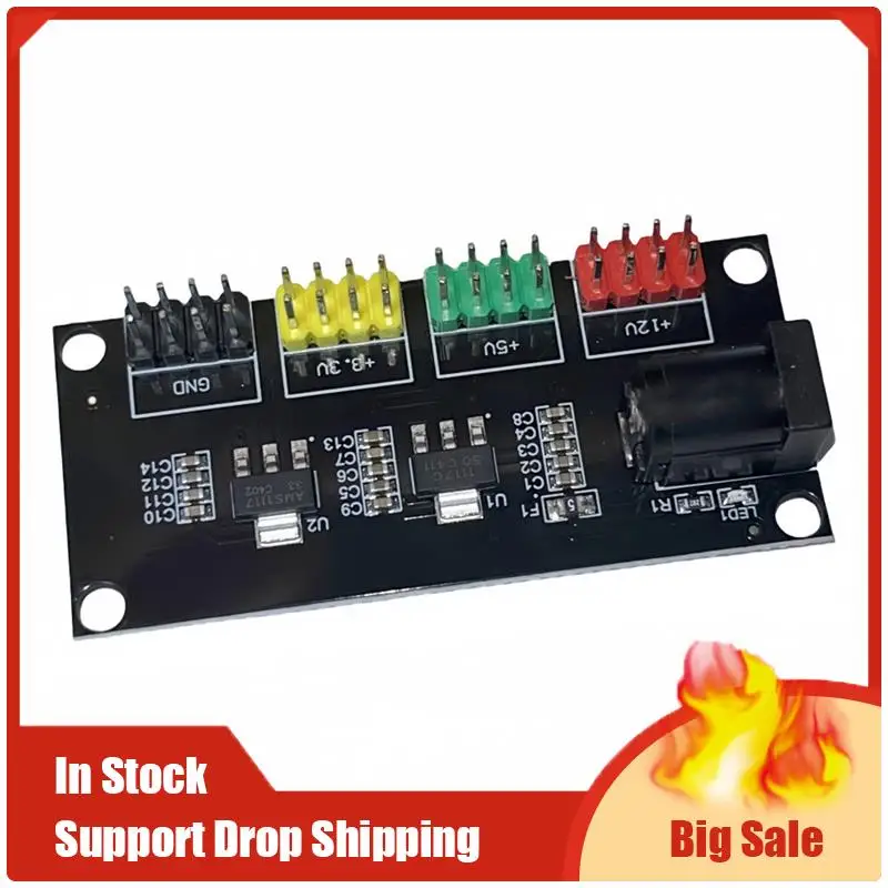 Mejores OFERTAS Módulo de conversión de voltaje de salida multicanal Módulo de conversión de voltaje 3,3 V 5V 12V
