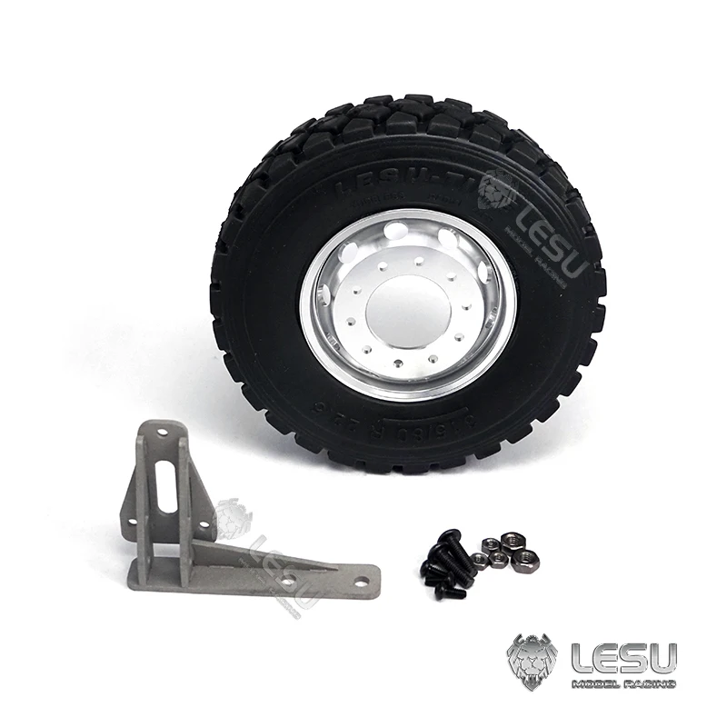 

1/14 LESU Spare Wheel Tyre Mount for RC DIY Tamiyaya Dumper Truck Hopper Remote Control Tipper Model Accessories Toys Th17173