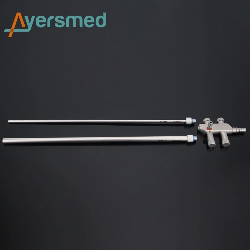 

Laparoscopic Suction and Irrigation Tube Press Type With Two Buttons 5mm/10mm