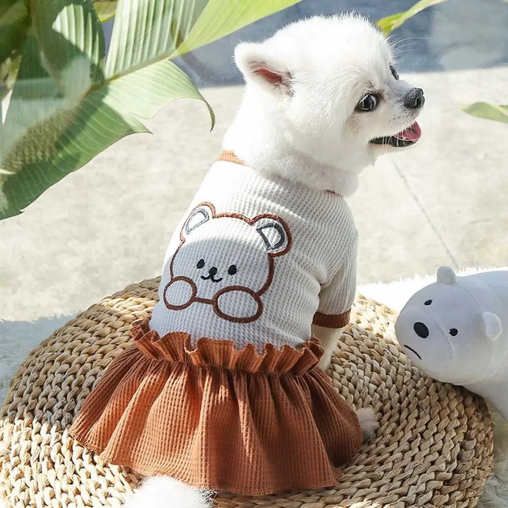 

Couple Spring Su Dog Costume For Small Medium Dogs T-Shirt Puppy Cats Shirt Pet Lovers' Clothes Pet Skirts Dog Dress