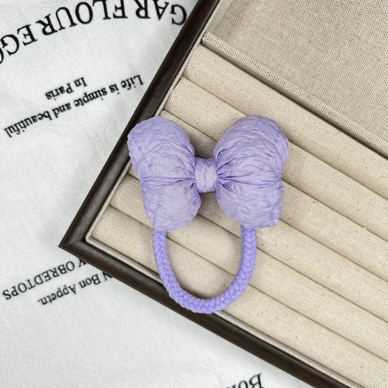 Labubu Doll Clothes Decoration Candy Colorful Bow Headwear Plump Cotton-filled Bow Headband Labubu Accessories