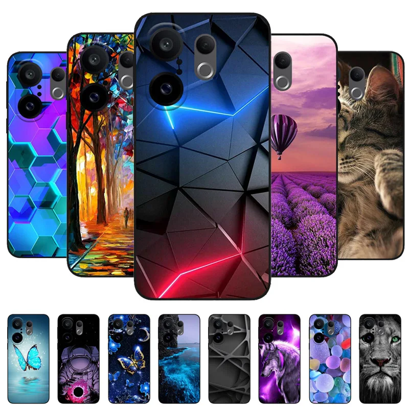 

For Vivo X200 FE Case VIVO S30 Pro Mini Cover Luxury TPU Shockproof Cartoon Silicone Phone Cover For Vivo X200FE 5G V2503 Coque