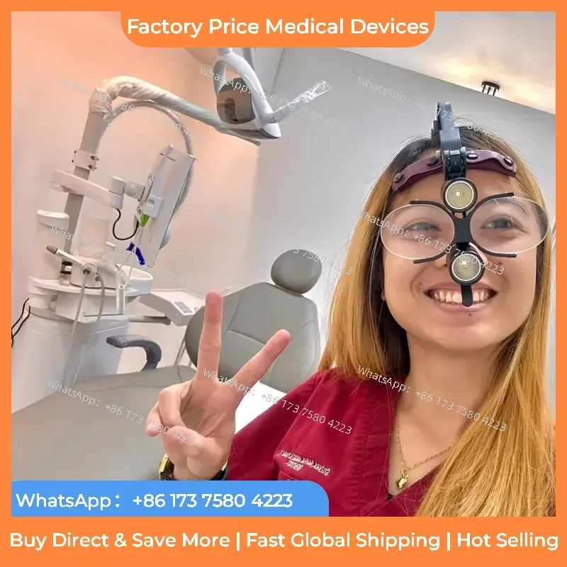 2026 LK-T07A 2.5x/3.5x magnifying metal box headband magnifying glass fastshipping