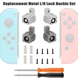 Latches Left Right Slider Buckle Metal Lock Latch Controller Replacement for Nintendo Switch/NS Switch OLED Joycon Lock Buckles