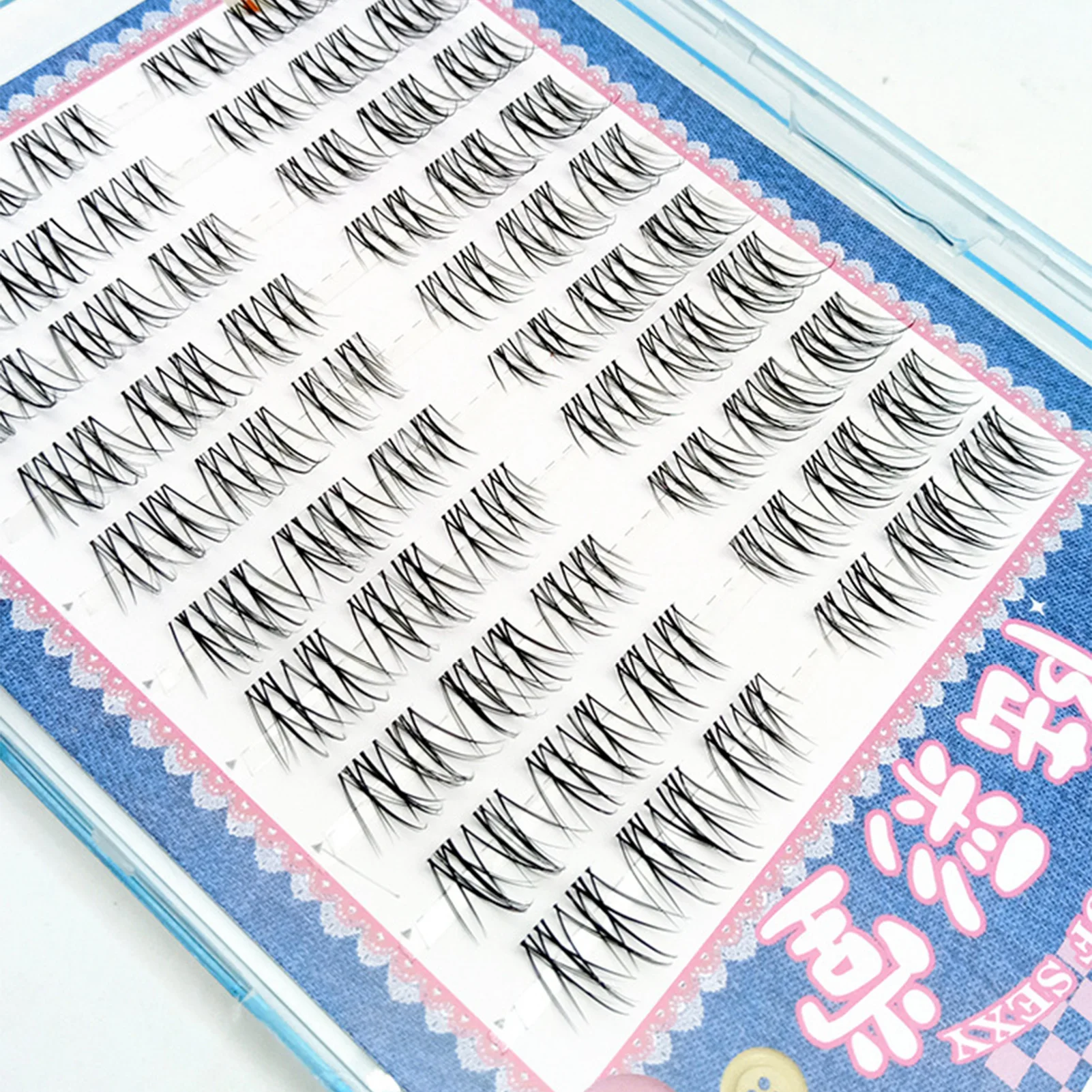 DIY Lash extensions Natuurlijke Zachte Valse Wimpers Koreaanse stijl individuele cluster wimpers Pluizige dagelijkse wimper Make-up accessoires