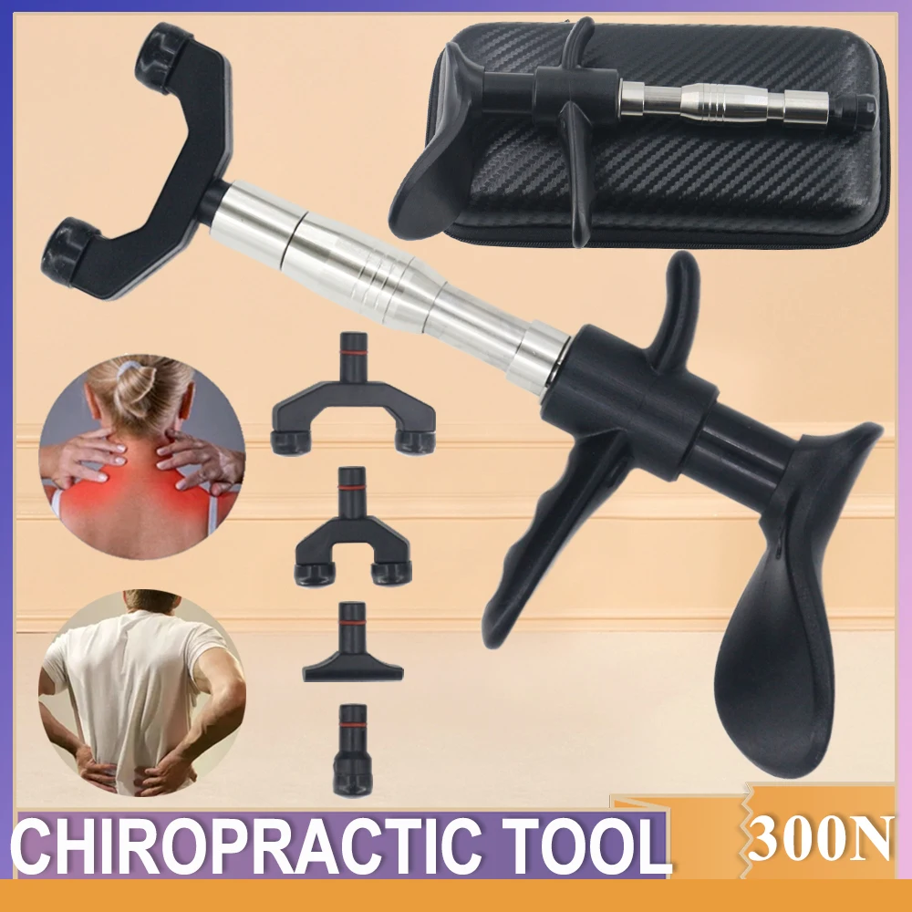 

Brand New Manual Chiropractic Gun Home Spine Correction Cervical Treatment Massager Waist Relaxation Device Body Adjusting Tools