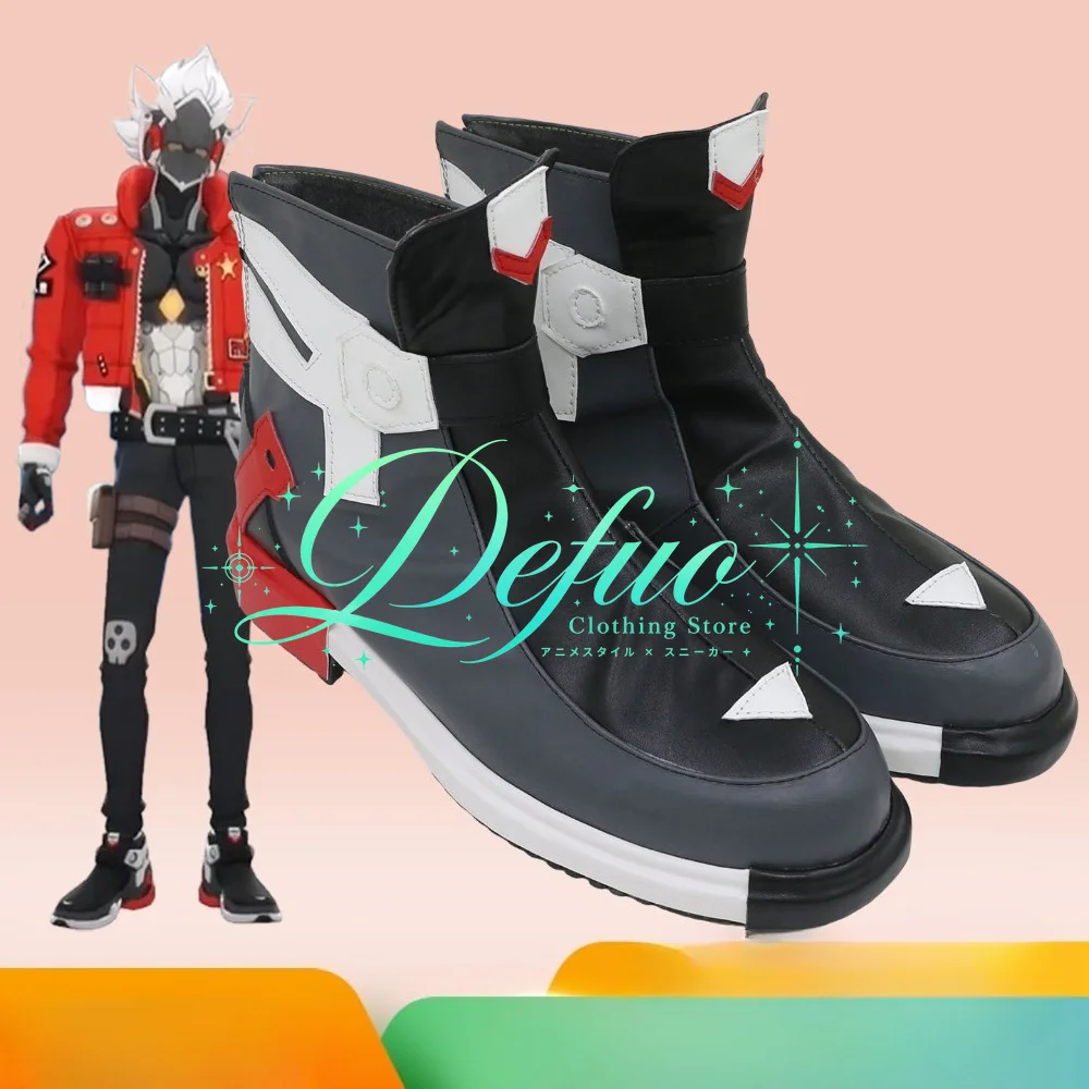 Zenless Zone Zero Role Playing Shoes Game Custom Boots Men's Clothing Halloween Anime Party Props