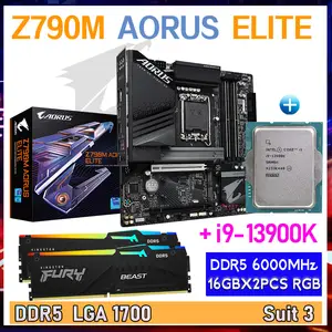 GIGABYTE LGA 1700 Z690 AORUS ELITE DDR5 Motherboard Kit Intel Core 