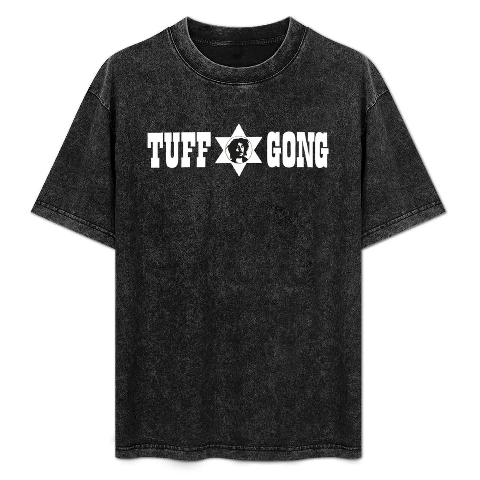 

Tuff Gong Logo - Reggae Music T-Shirt Trendy Pattern T-Shirt for Men