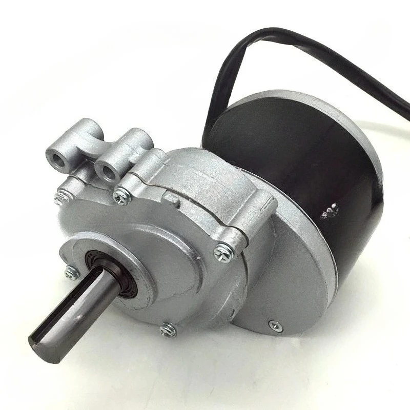 Shaft Diameter 17mm Wheel Chair Used DC GearBrushed Motor 250W 24V 75rpm or 120rpm Low Speed Brush Motor, 44mm Longer Shaft