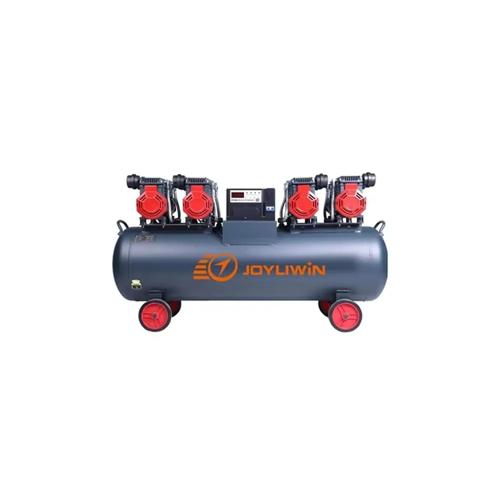 Portable Industrial Air Compressor Oil-Free Silent High Speed Machine for Workshop Spraying Tire Inflation