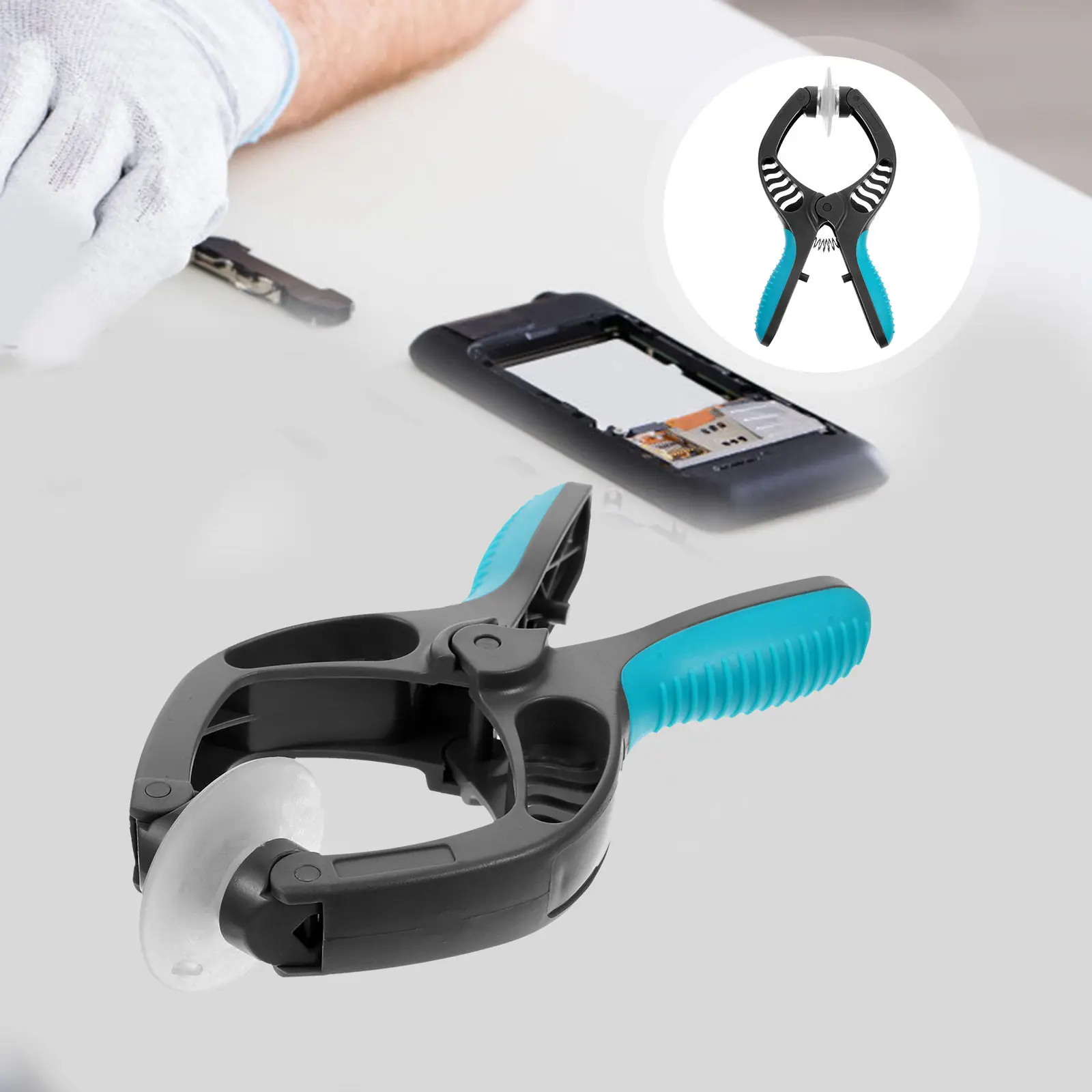 Heavy Duty Green Suction Cup LCD Screen Opener Clip Cell Phone Repair Tool for Galaxy Repair Tool LCD Screen Opening