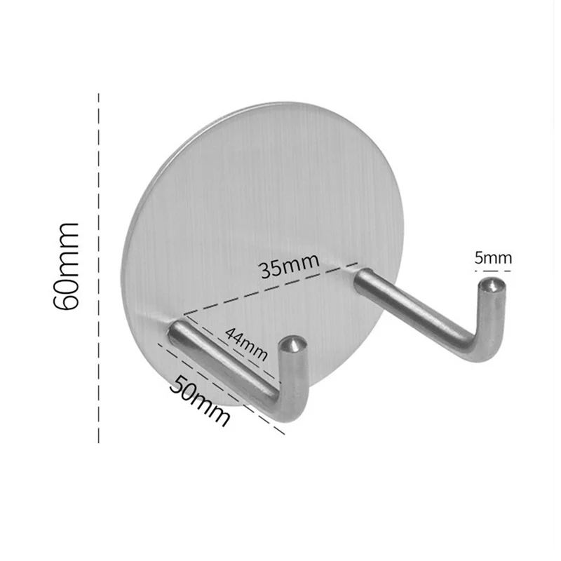 Practical-304 Stainless Steel Coffee Handle Bracket Hook Kitchen Punch-Free Storage Hook Bathroom Multi-Function Hook