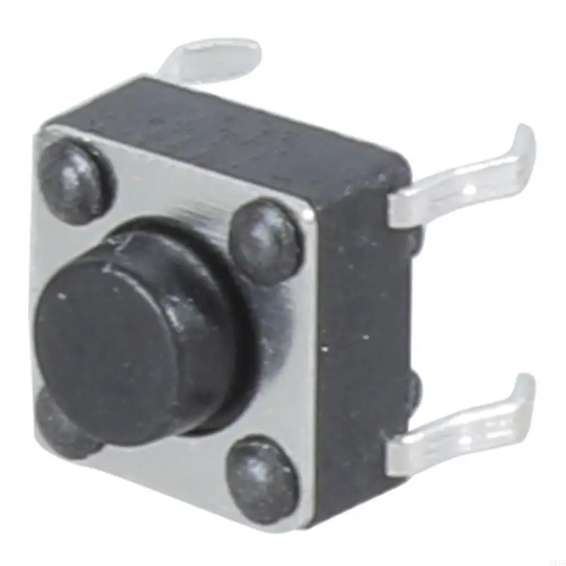 581E 100pcs 6x6x5mm 4pin Push Button Switch Momentary Tact DIP Through-Hole