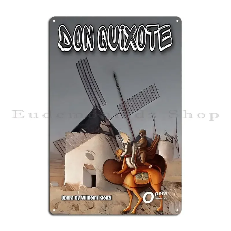 Opera Poster Don Quixote Metal Plaque Poster Cinema Design Living Room Designs Plaques Tin Sign Poster