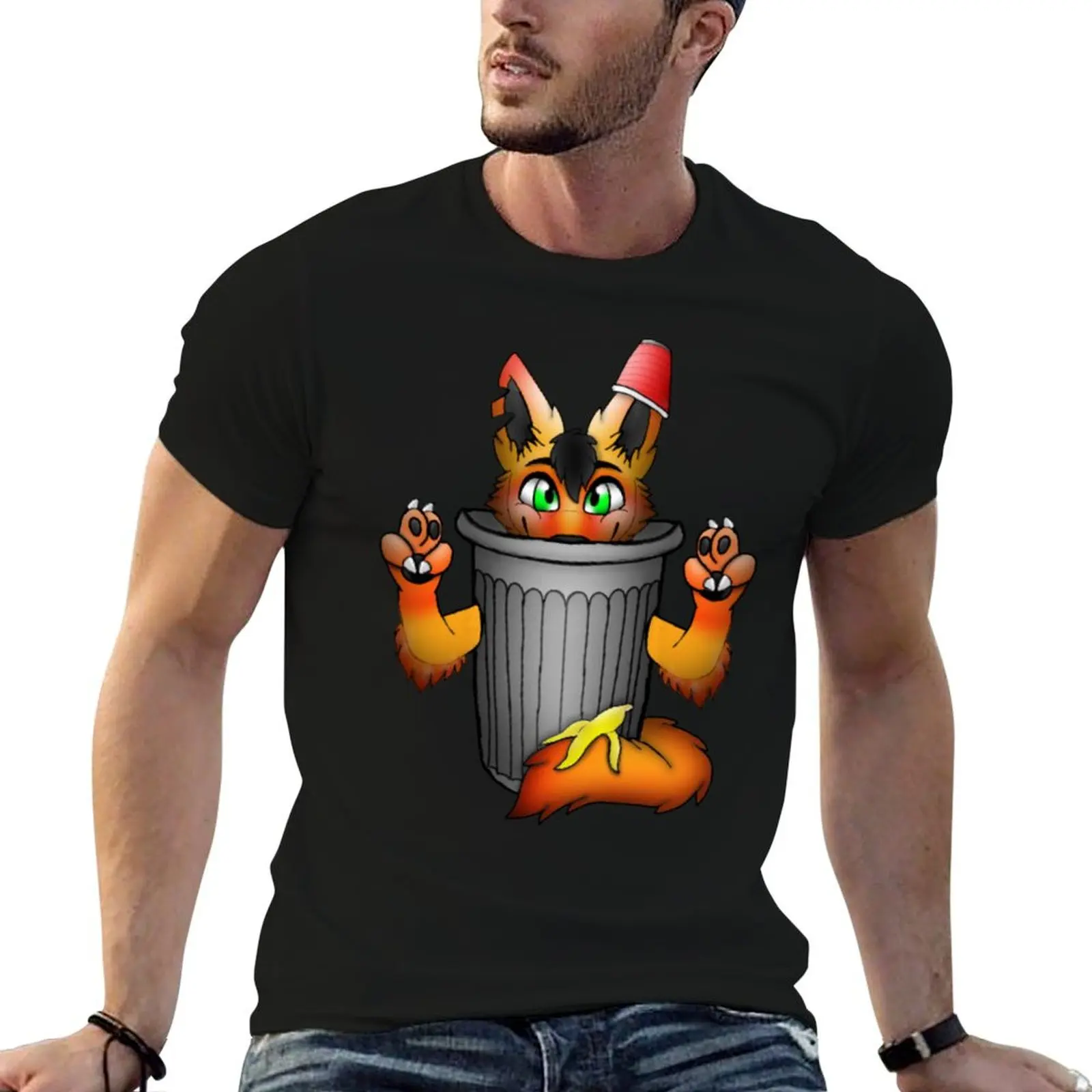 Furry Trash T-Shirt Short sleeve tee graphic tee shirt anime quick drying clothes for men