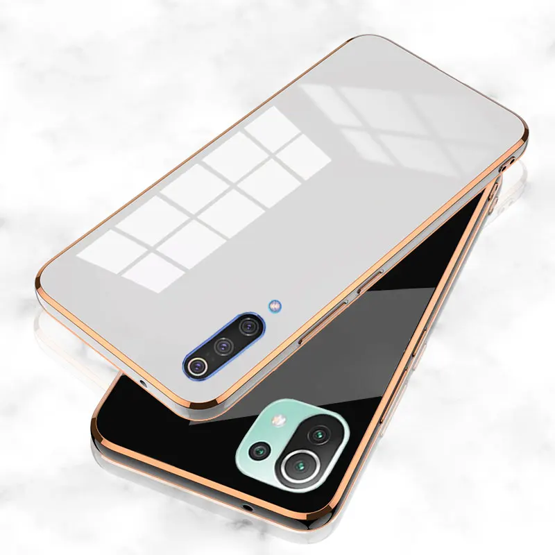 Electroplated Case For Xiaomi Mi 9 pro Case Silicone Shockproof Cover For Xiaomi Mi9 Mi12 Mi10 Mi11 Lite 5G Mi9T Pro Case Coque