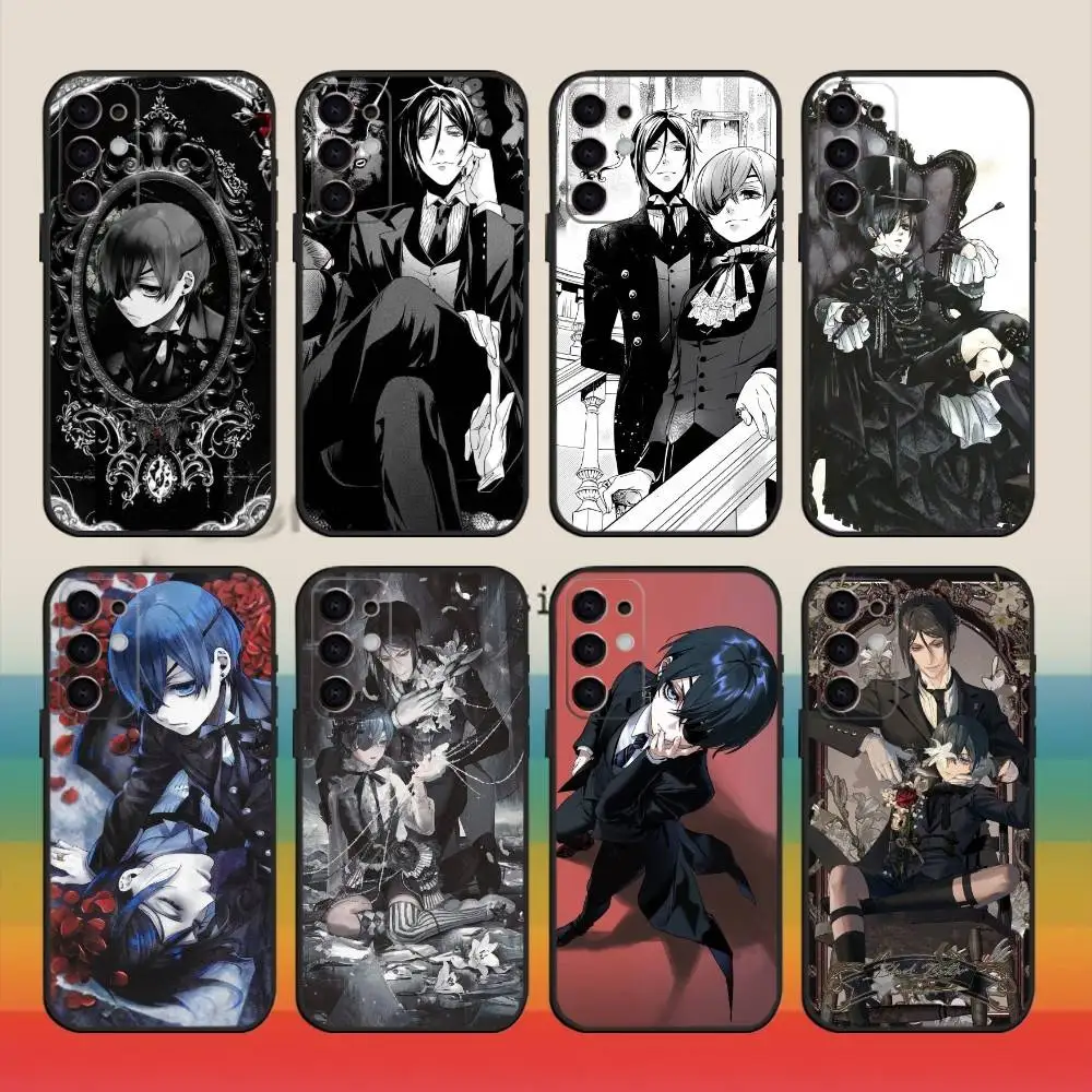 

Black Anime B-ButlerS Phone Case For Samsung S25,S24,S21,S22,S23,S30,Ultra,S20,Plus,Fe,Note,10,9,5G Black Cover