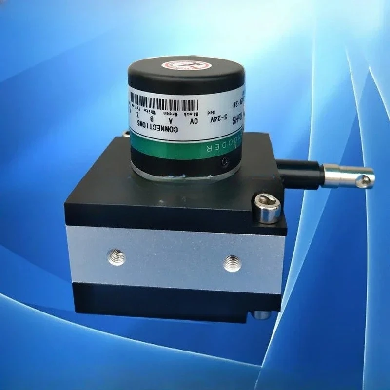 Sensor de desplazamiento tipo cuerda codificador absoluto 0-5 RS485 SSI 232 CAN 4-20MA