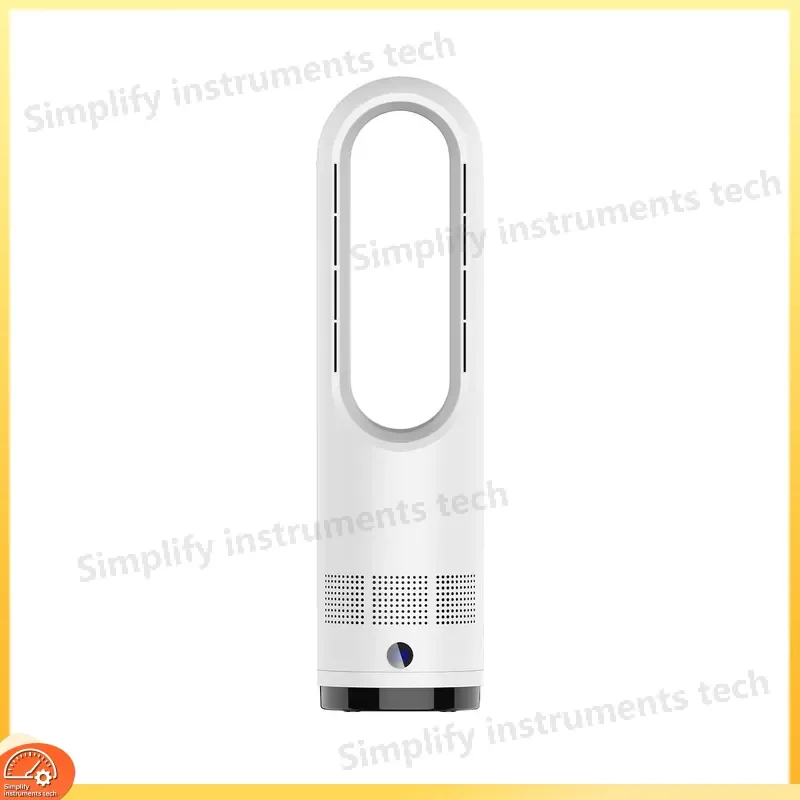 2 in 1 Bladeless Fan Heater PTC Ceramic Portable Space Heater Hot Cold Air Circulator Overheating Protection Home