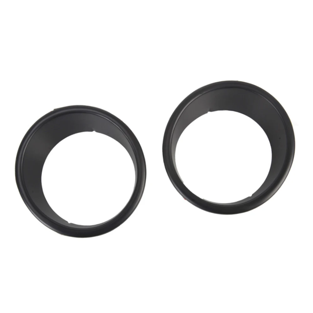 2 قطعة حواف المصباح غطاء الكسوة عاكس الضوء الكسوة ل جيب رانجلر JK 2007 2008 2009 2010 2011 2012 2013 2014 2015 2016 2017