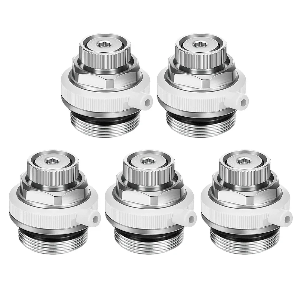 1/5pcs Radiator Exhaust Valve Copper Fully Automatic Heating Exhaust Valve 1/2" For Home Improvement Tool Accessory