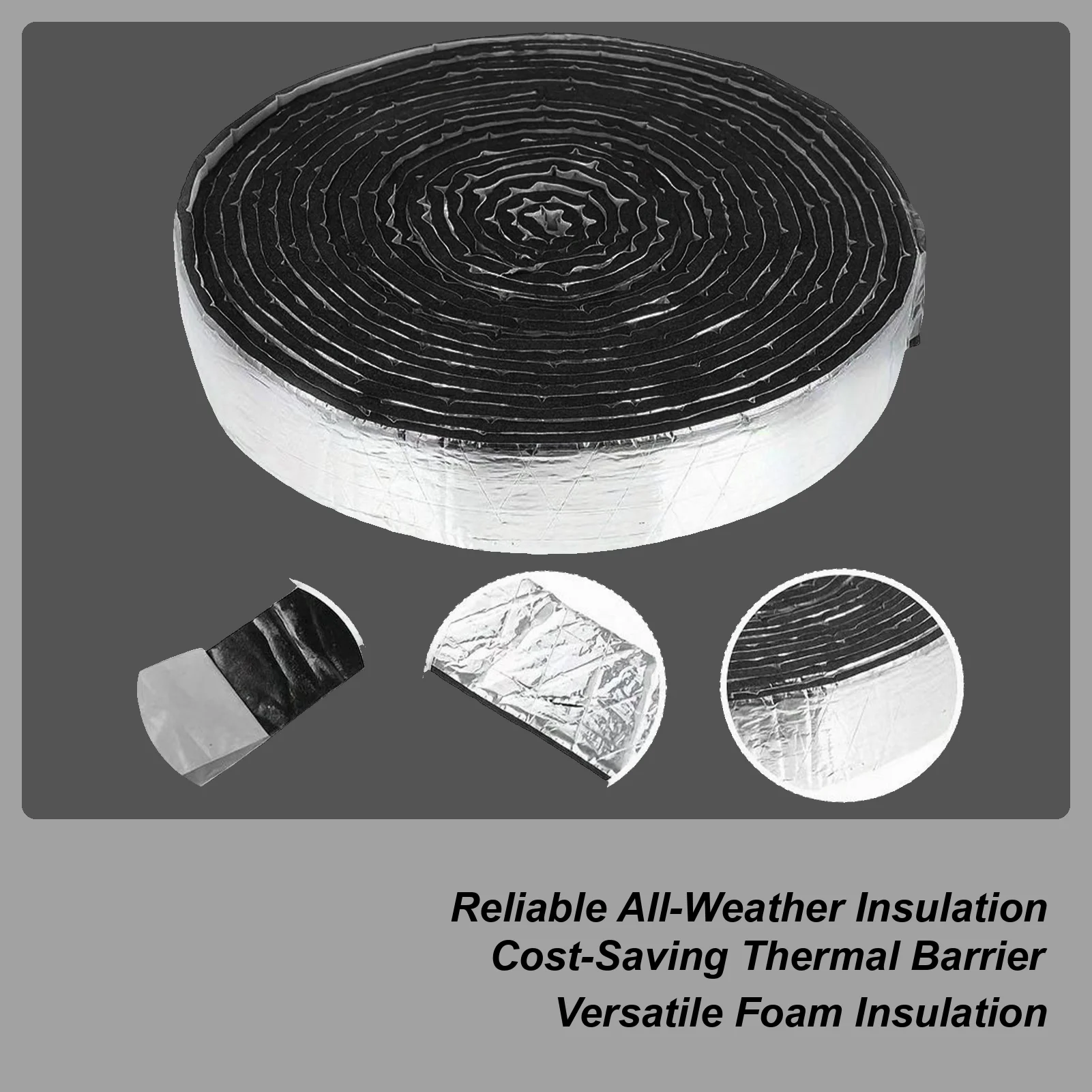 

Изоляционная пена для труб, светоотражающая уплотнительная пленка высокой плотности, изоляция водопроводных труб для дверей, окон, холодной погоды, зимнего воздуха