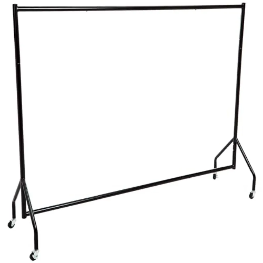 

Heavy Duty Portable Rolling Garment Rack Hanging Clothes Organizer Rail for Display and Storage Easy to Assemble 72 x 60 inches