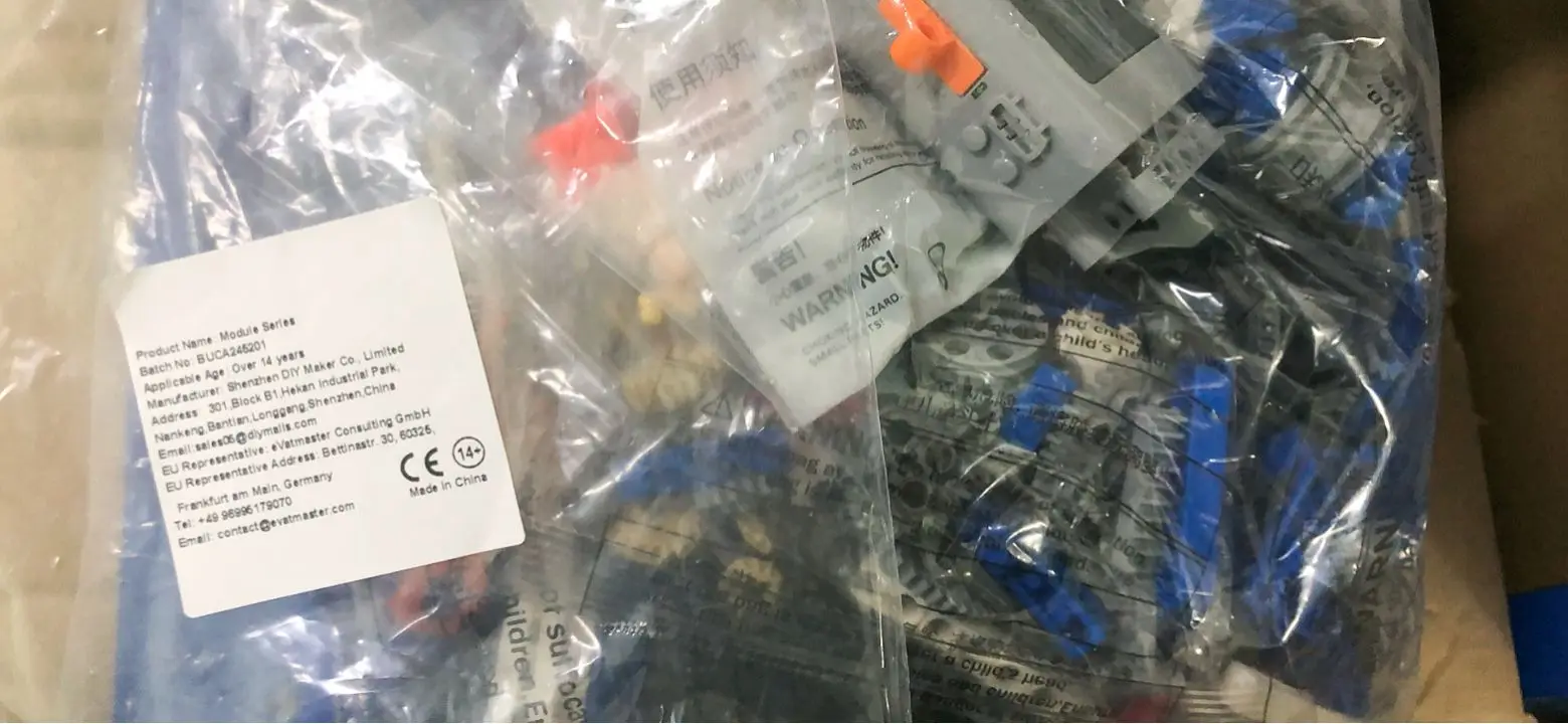 

96228 373pcs 5-in-1 Programmable Robot Model Kit Small Building Blocks STEM Educational Toy