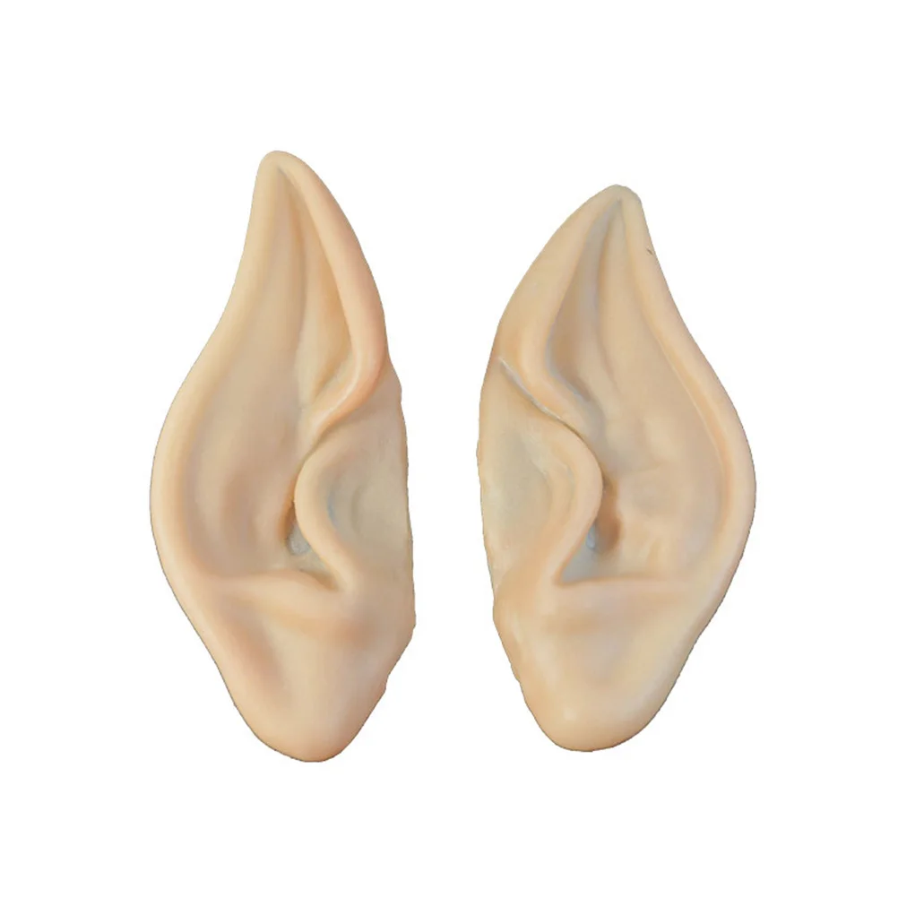 

4Pcs Latex Elf Ears Cosplay Props Halloween Party Accessories Performance Supplies Cosplay Props