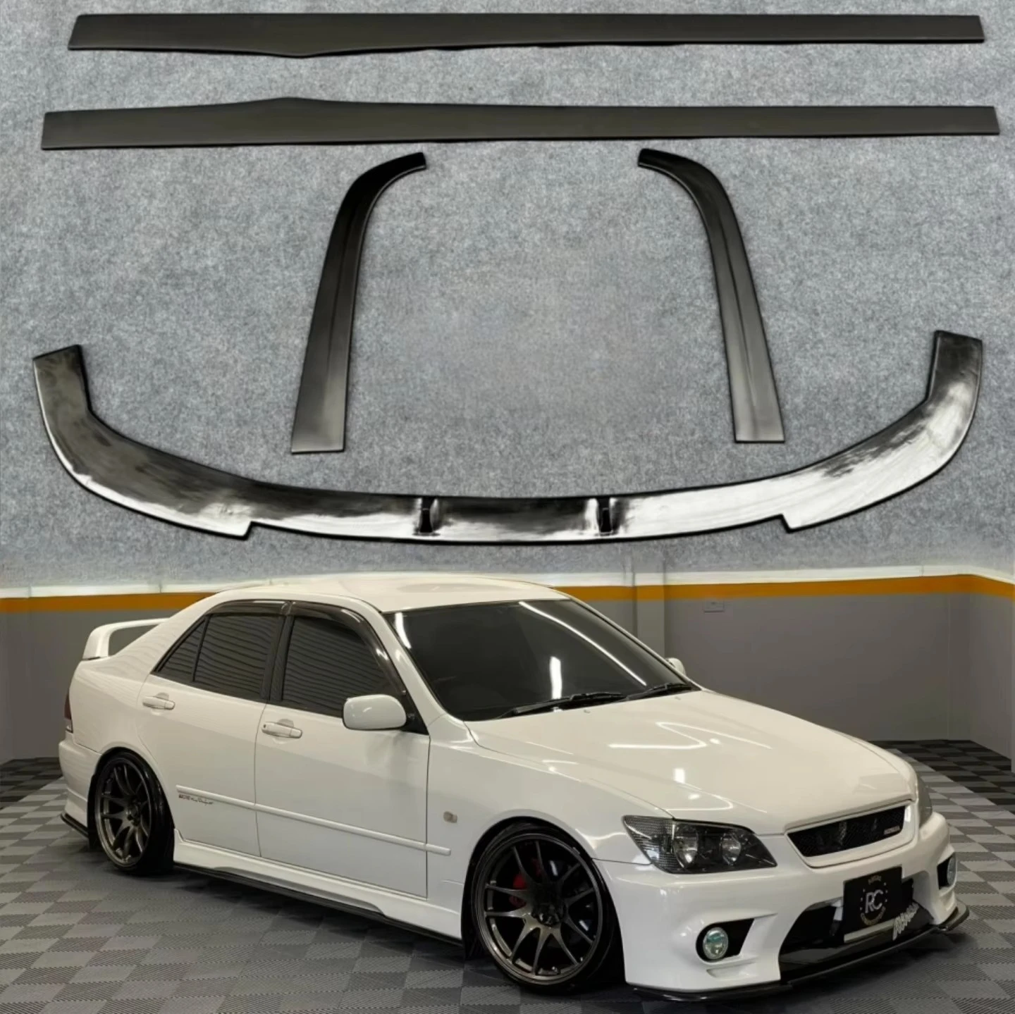 

Suitable for Lexus XE10 IS200 forToyota Altezza Car Front Shovel Rear Shovel Car Side Skirt Shovel From 1998 to 2005.