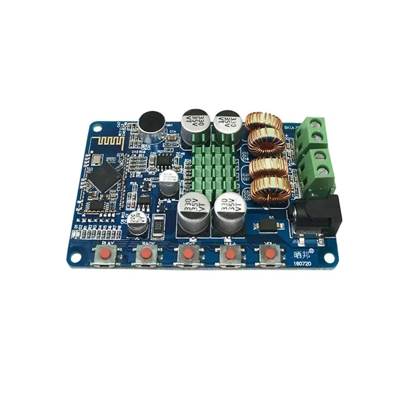 TPA3116D2 Bluetooth Digital Power Amplifier Board 50W*2 Dual Channel Bluetooth 4.0 receiving audio amplification module
