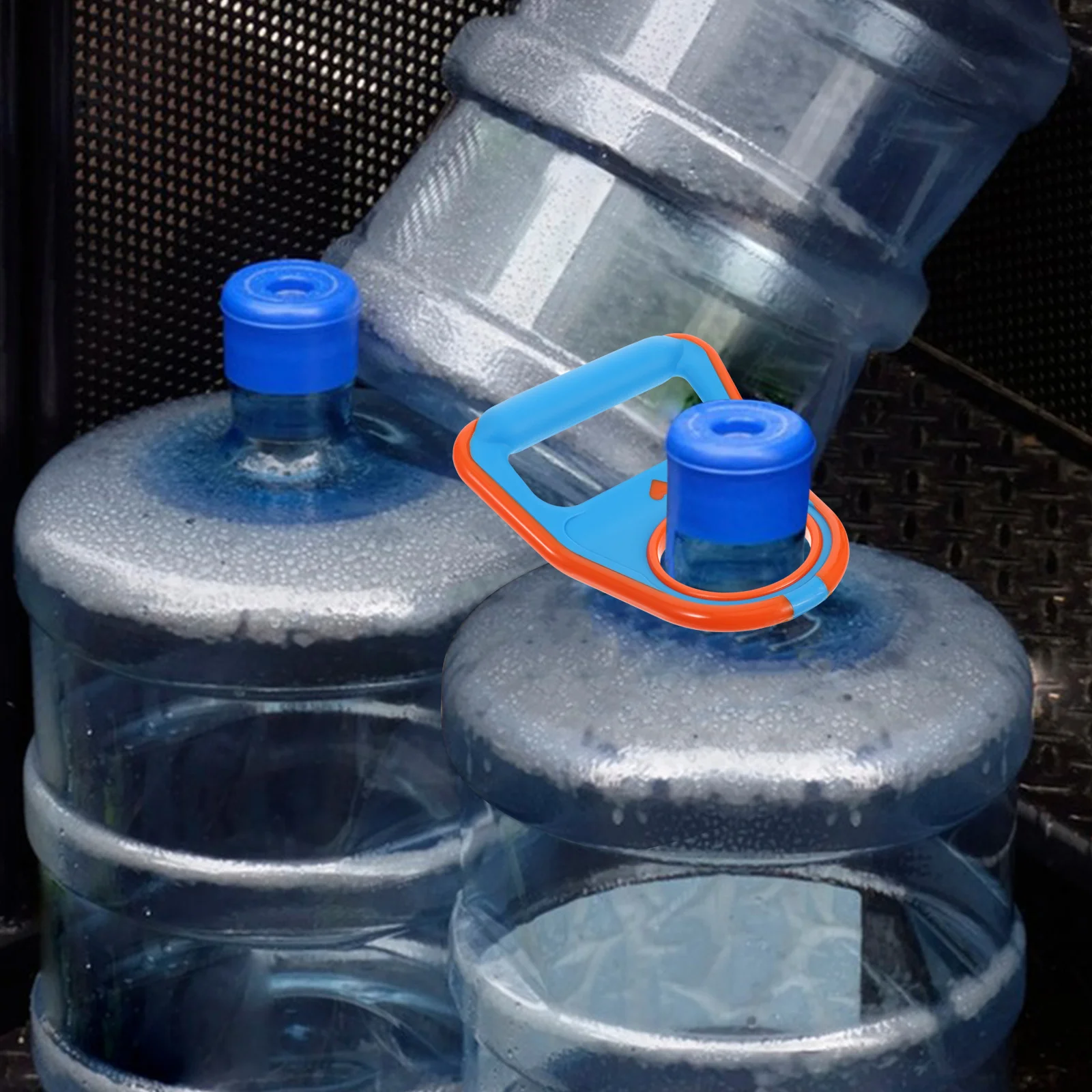 

2pcs Water Jug Lifter Plastic Handle For Gallon Bottle Ergonomic Grip Water Bottle Carrier Tool Kitchen Facility