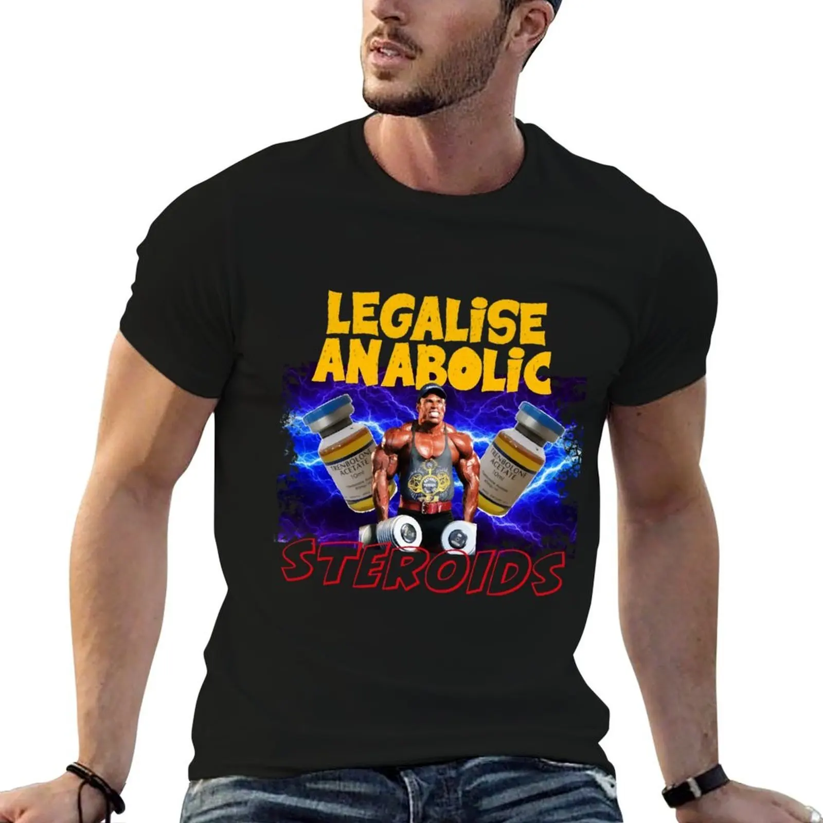 

Legalise Anabolic Steroids (1) T-Shirt man t shirt graphic man t shirts for men t shirt personalised T-shirt